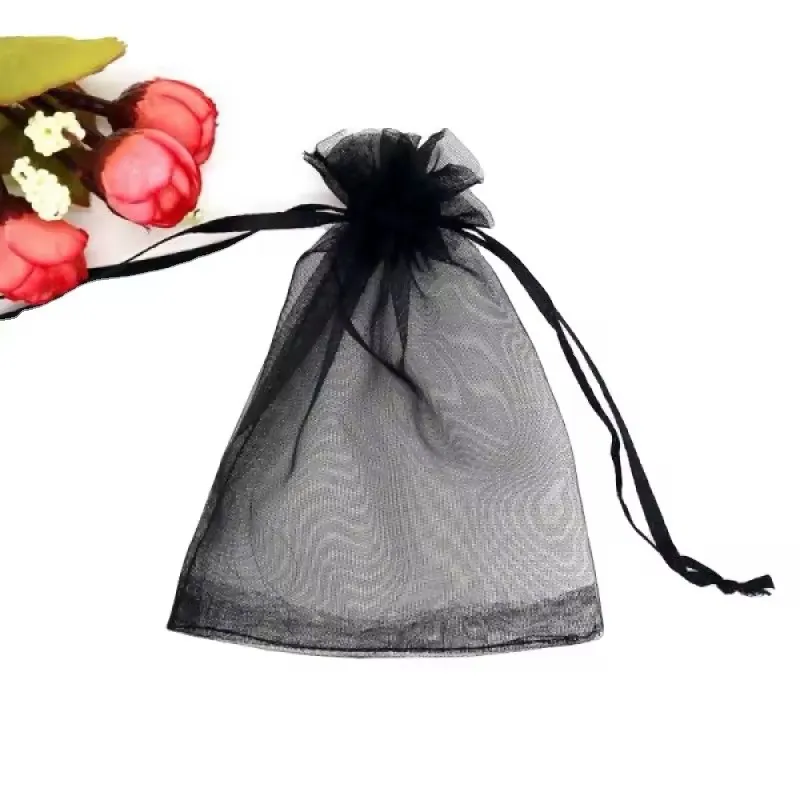 Sachets en organza avec cordon – Image 3